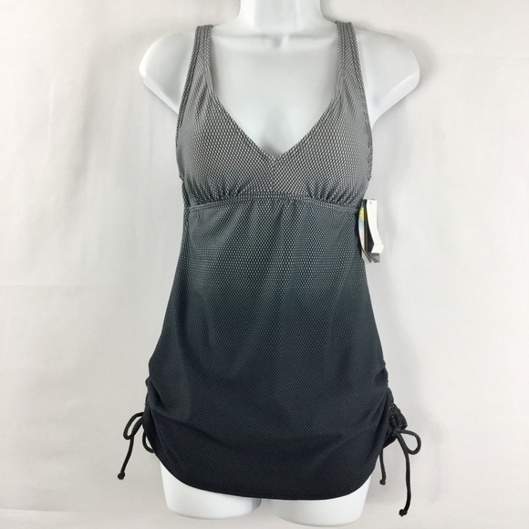 TYR Women's Fishnet V-Neck Sheath One Piece Swimsuit Size 6 NWT - Picture 5 of 13
